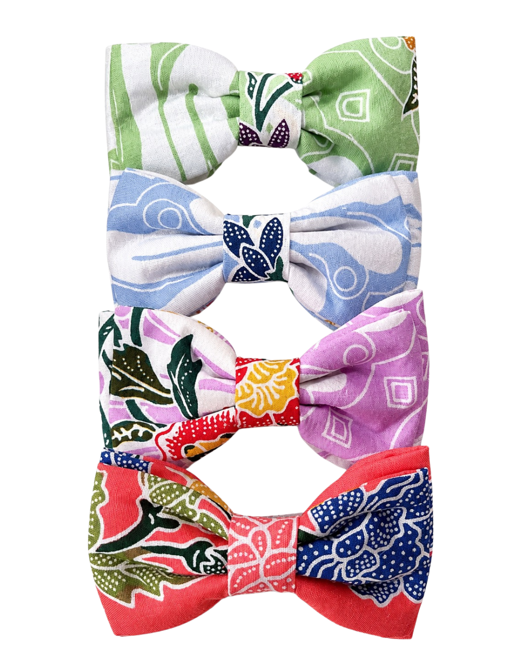 Batik Bow Hair clip