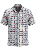 Batik men's shirt with kawung motif