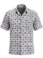 Batik men's shirt with kawung motif