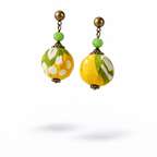 Batik Ball Earrings