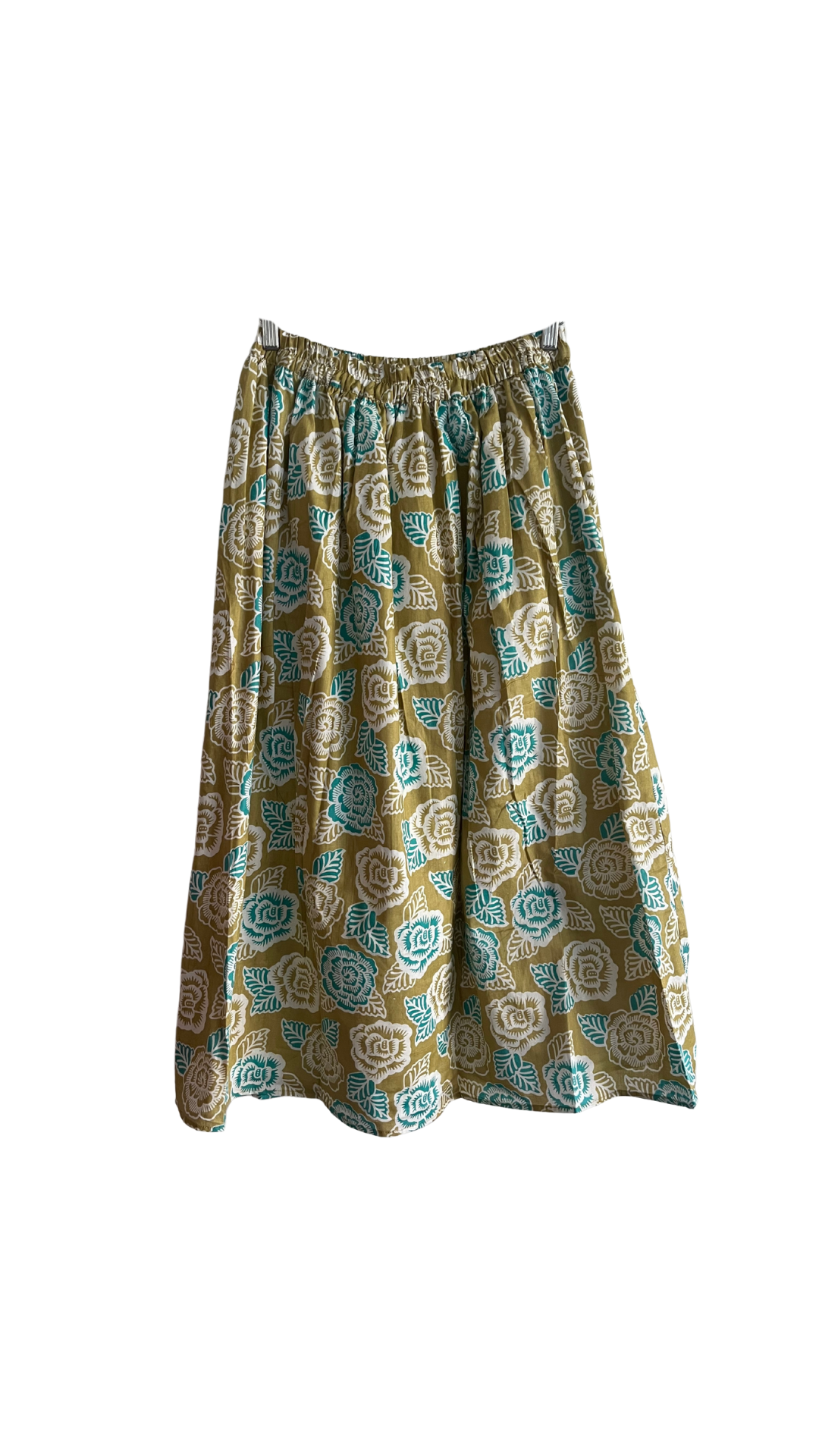 batik cap garutan roses green