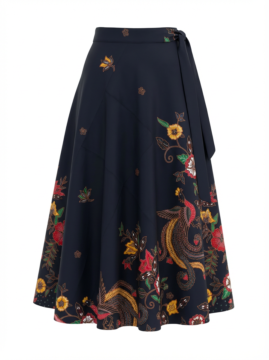 Batik Wrap Skirt