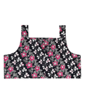 Floral patterned top on a white background