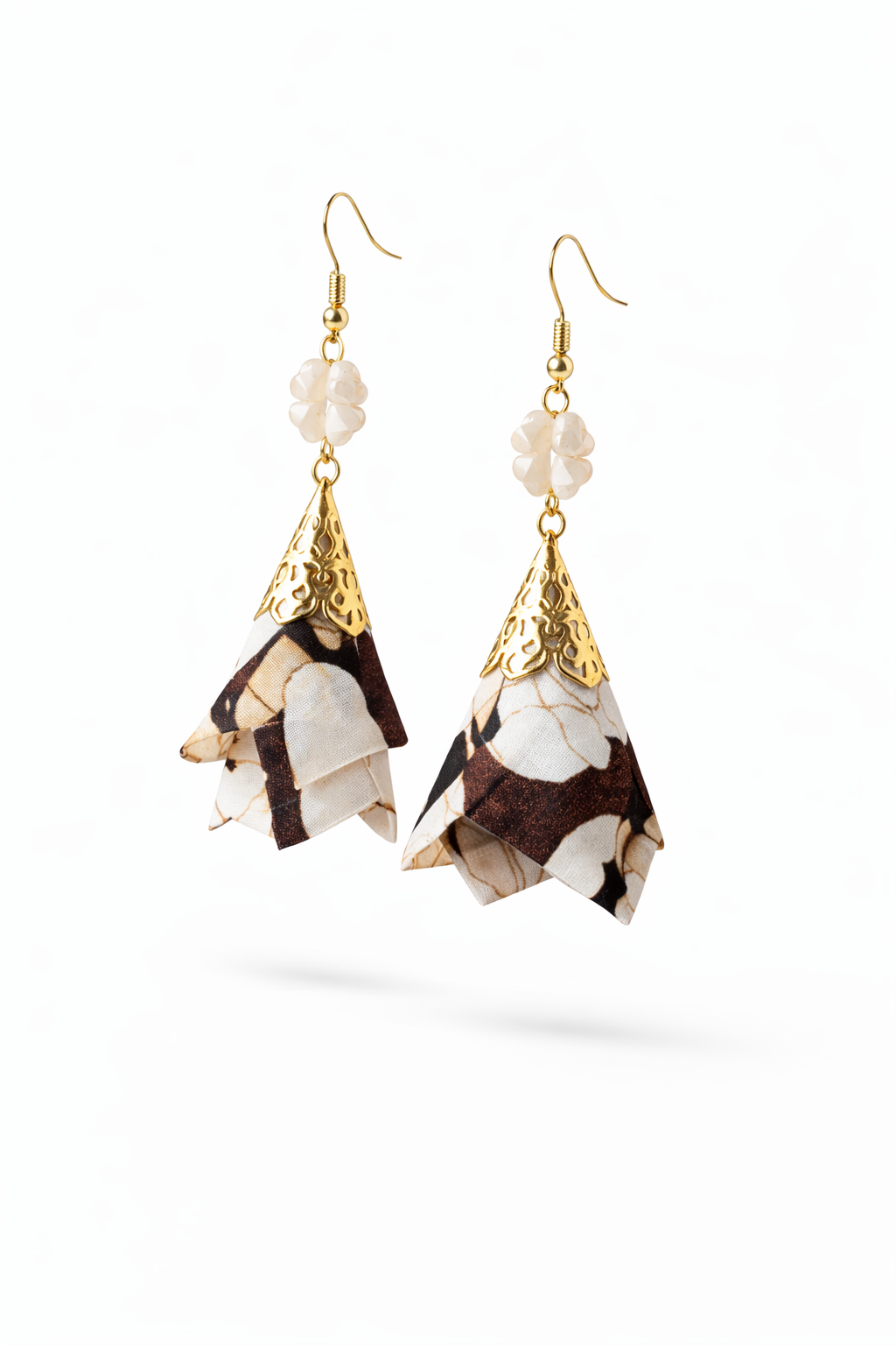 Batik Clover Earrings