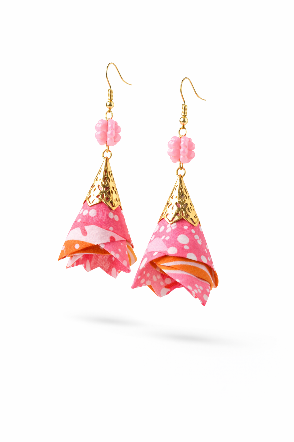 Batik Clover Earrings