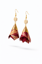 Batik Clover Earrings