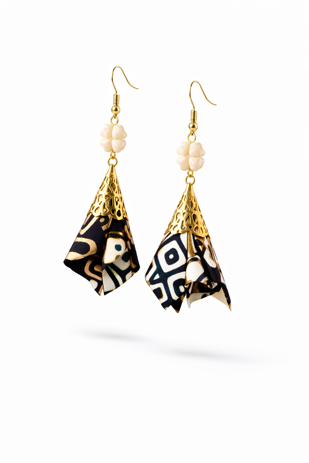 Batik Clover Earrings