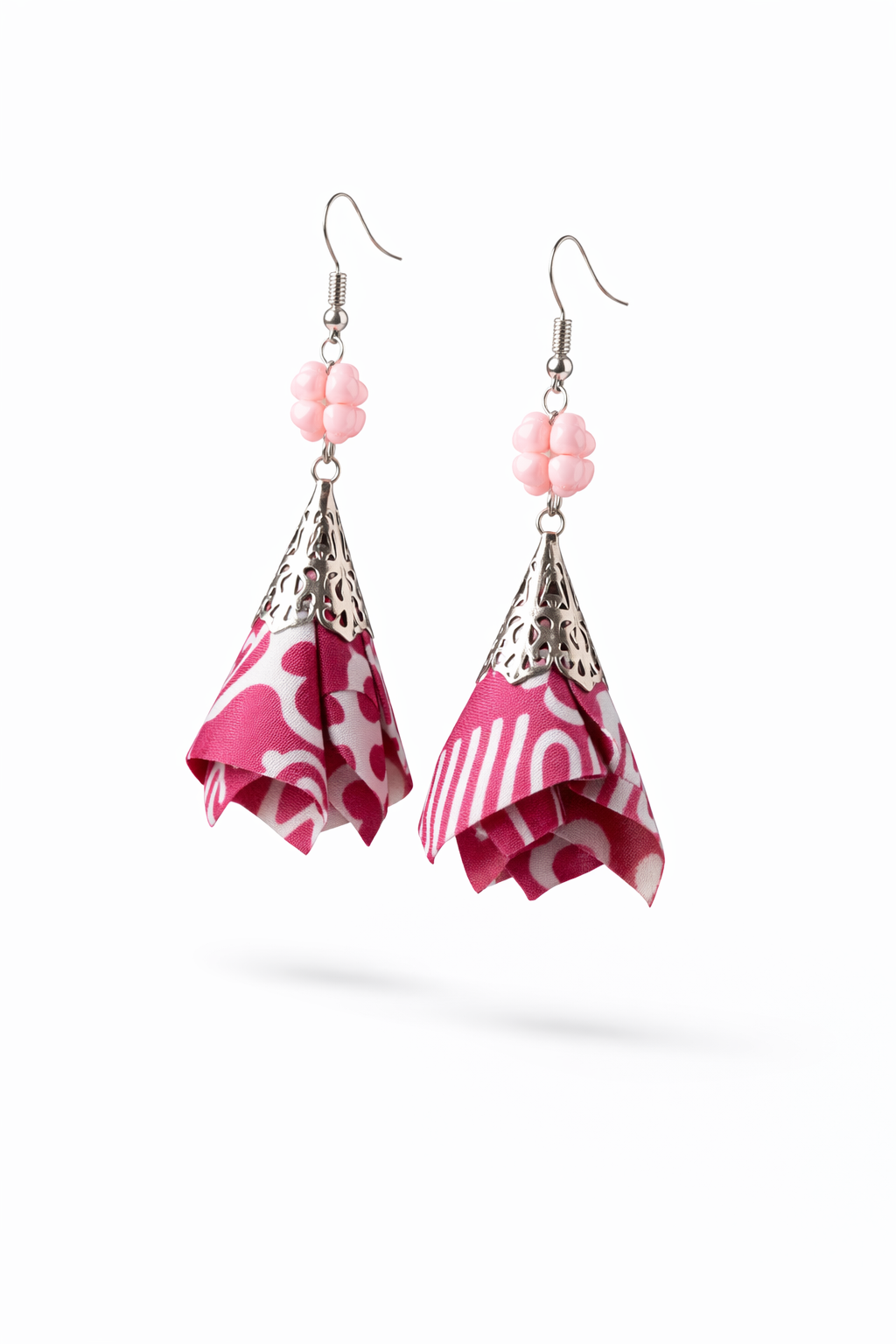 Batik Clover Earrings