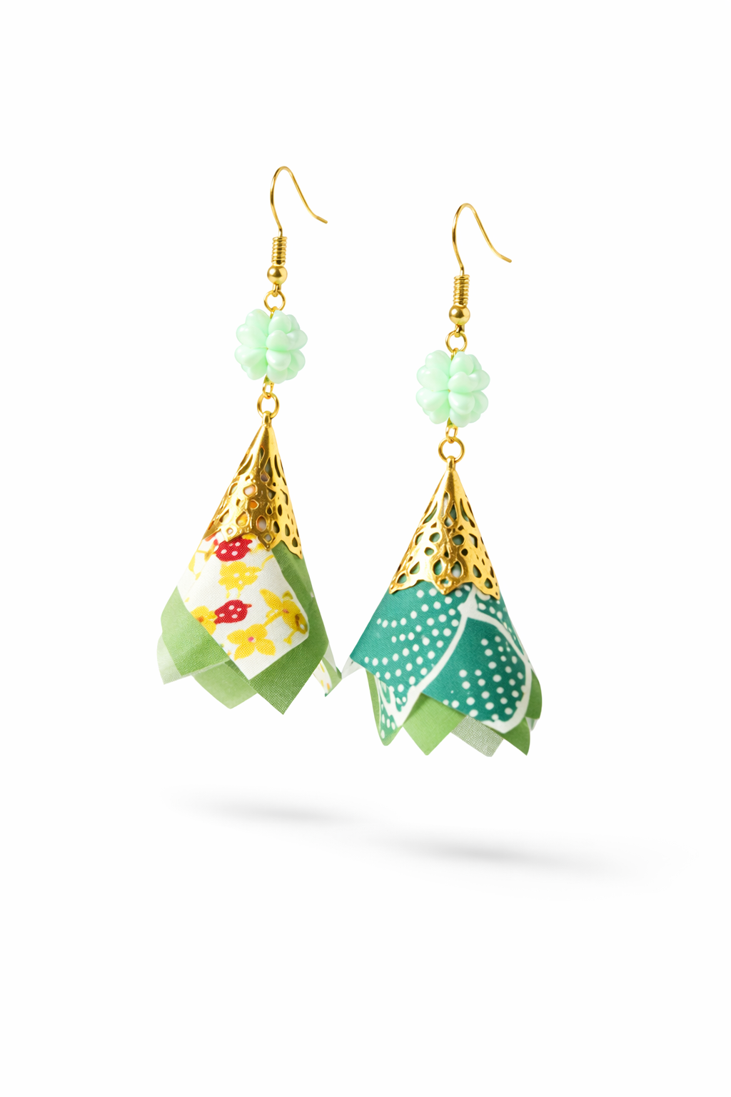 Batik Clover Earrings