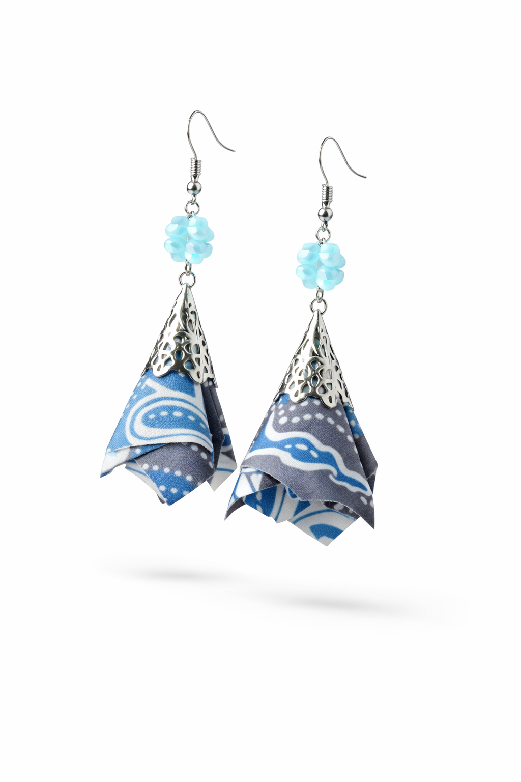 Batik Clover Earrings