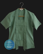 cotton linen green1