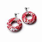 Batik Donut Earrings