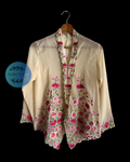 kebaya kerancang cream