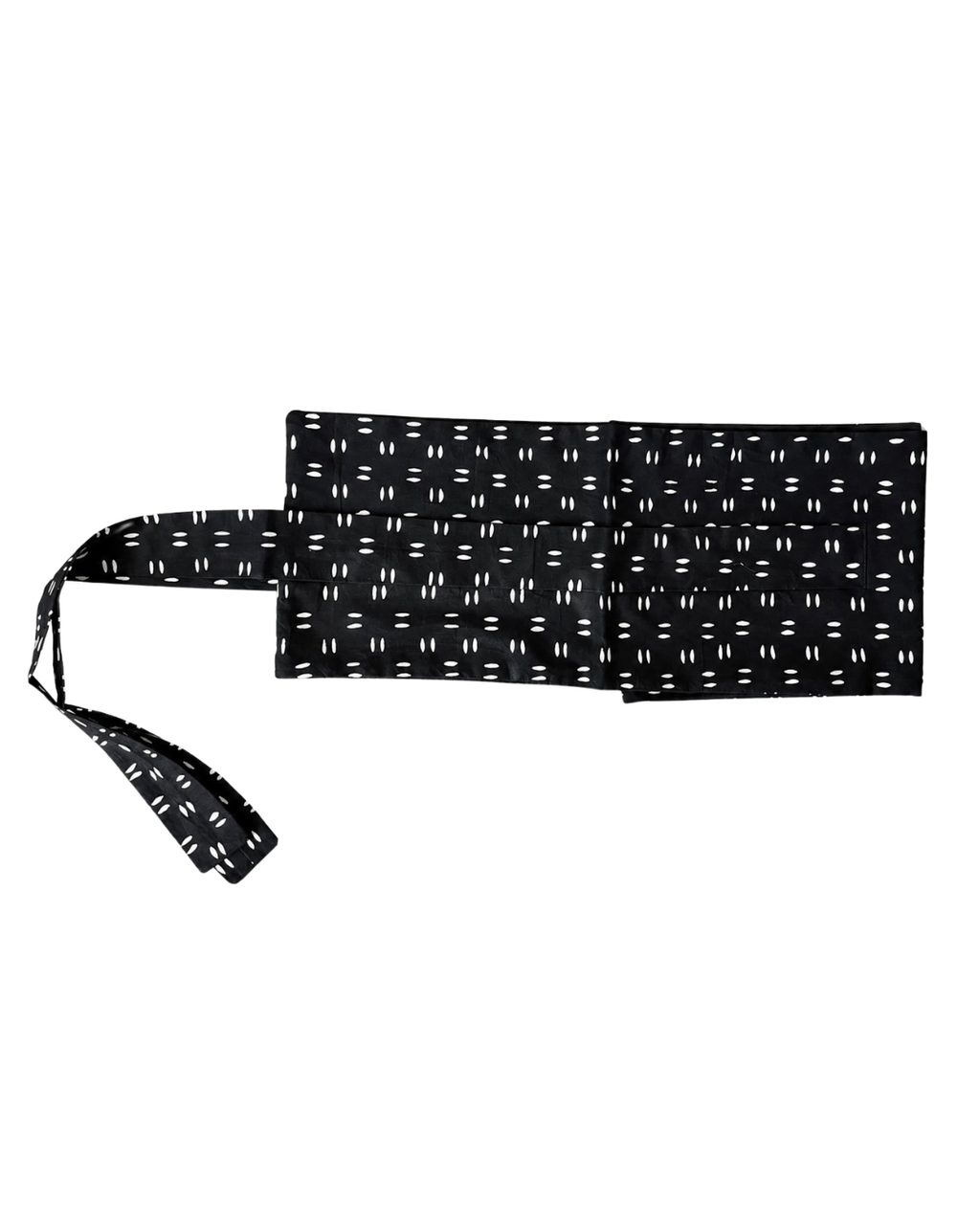 obi belt anyaman black