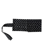 obi belt anyaman black