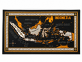 Indonesia Map Batik